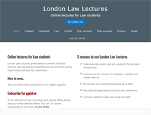 Tablet Screenshot of londonlawlectures.com